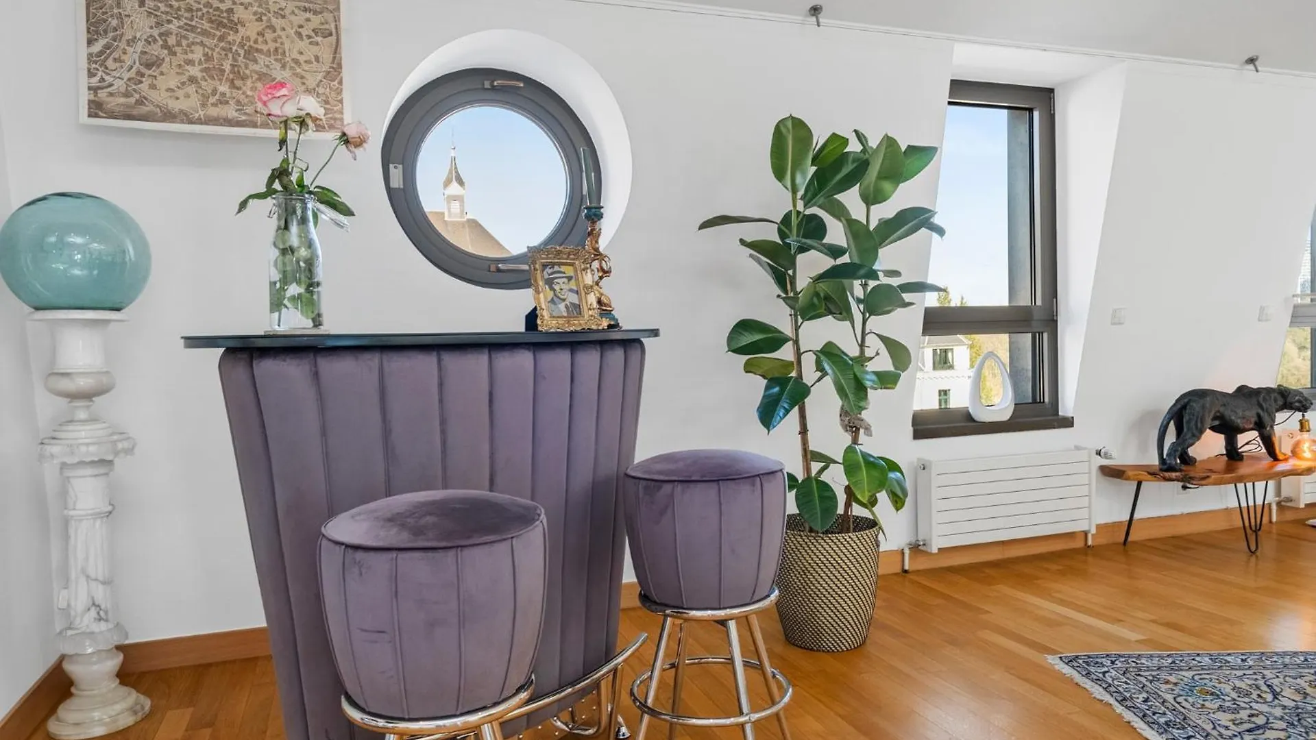 160M2 Penthouse In The City Centre With A Balcony And The City View ルクセンブルク アパート